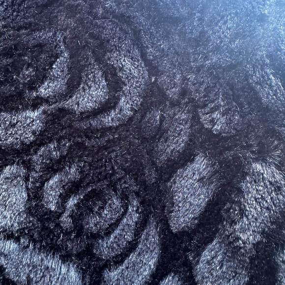 Adrienne Landau Midnight Floral Teddy Jacket - Picture 3 of 5